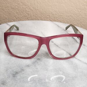 Bebe Womens Eyeglasses Rhinstone Sunglasses FRAMES ONLY Blissful Blush BB7027